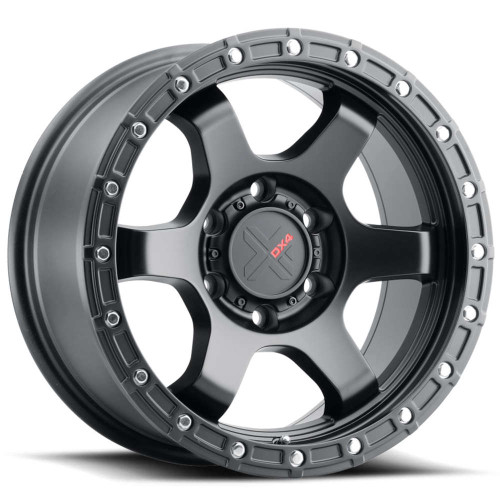 DX4 Nitro 16X8 wheels 6x114.3 Flat Black Full Painted ET0