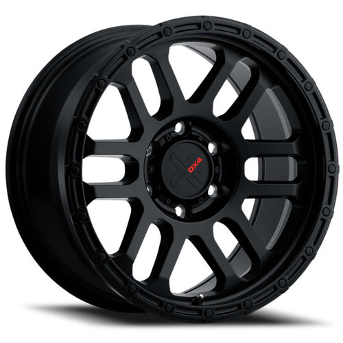 DX4 Flare 18X9 wheels 5x150 Flat Black Full Painted ET18