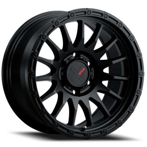 DX4 Caper 16X8 wheels 6x120 Flat Black Full Painted ET0