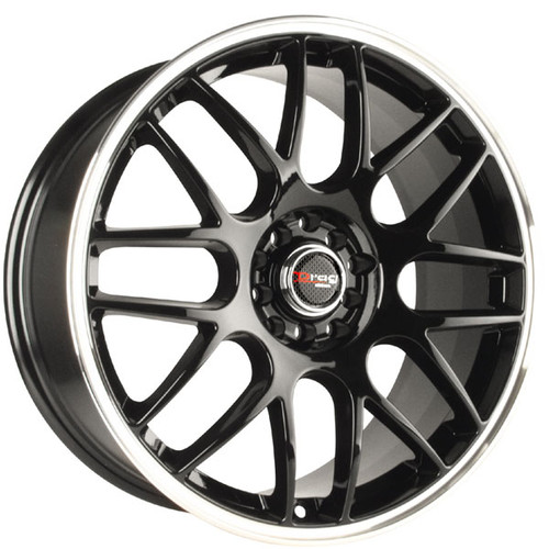 Drag Wheels Dr-34 18X8.5 5X100 5X114.3 Et37 Gloss Black Rims