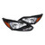 junyan Spec-D 12-Up Ford Focus Black Headlights