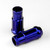 Drag Wheels 12x1.5 Blue Open End Splined Aluminum Extended Lug Nuts