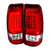 Spec-D 03-07 Chevrolet Silverado Led Bar Tail Lights- Red (LT-SIV03RLED-G2-TM)