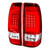 Spec-D 99-02 Chevrolet Silverado Led Tail Lights Chrome Housing Red Lens White Bar (LT-SIV99RLED-G2-TM)