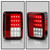 Spyder Jeep Wrangler 07-18 installed LED Tail Lights - Red Clear