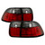 Spyder Honda 96-98 Civic 4DR LED tail lights red smoke