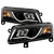 2005 Audi A6 Light Bar Headlights Black Non Quattro AFS