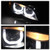 BMW E46 3 3D Halo Projector Headlights Black