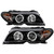 Spyder BMW E46 3-Series 04-06 2DR Projector Headlight Halogen black