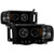 Spyder Dodge Ram 1500 2500 3500 03-05 Pro Headlights Black SM display showing show PRO-YD-DR02-HL-BSM