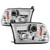 Spyder Dodge Ram 1500 2500 3500 10-18 LED bar Headlights Chrome display showing show PRO-YD-DR09V2-SB-C