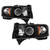 Spyder Dodge Ram 1500 2500 3500 94-01 CCFL Pro Headlights Black display showing show PRO-YD-DR94-CCFL-BK