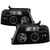 Spyder Ford F150 04-08 CCFL halo Pro Headlights Black SM display showing show PRO-YD-FF15004-CCFL-G2-BSM