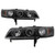 Spyder Honda Accord 94-97 1PC Halo Pro Headlights Black display showing show PRO-YD-HA94-AM-BK