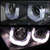 Spyder Toyota Highlander 11-13 Projector Headlights 3D DRL Black installed