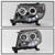 Spyder 05-11 Toyota Tacoma Halo Projector Headlights installed Smoke