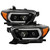 Spyder Toyota Tacoma 16- 22 SEQ Signal Pro Headlights Black SM display showing show PRO-YD-TT16V1-SEQ-BK