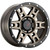 DX4 Terrain 20X9 wheels 6x139.7 Matte Bronze/ Blk Ring ET10