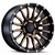 DX4 Octane 20X9 wheels 6x139.7 Flat Black Bronze Shadow ET10
