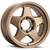 DX4 Rover 17X8.5 wheels 6x114.3 Frozen Bronze Full Painted ET0