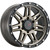 DX4 Rebel 16X8 wheels 6x139.7 Matte Bronze/ Blk Ring ET-6
