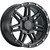 DX4 Rebel 15X8 wheels 6x139.7 Flat Black Full Painted ET-19