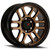 DX4 Flare 16X8 wheels 6x139.7 Frozen Bronze Blk Lip ET0