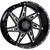 DX4 Skull 20X11.5 wheels 8x170 Gloss Black Ball Milled ET-40