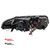 Spec-D 97-00 Chrysler Sebring Halo Projector HeadLights -Black (2LHP-AVG97JM-TM
