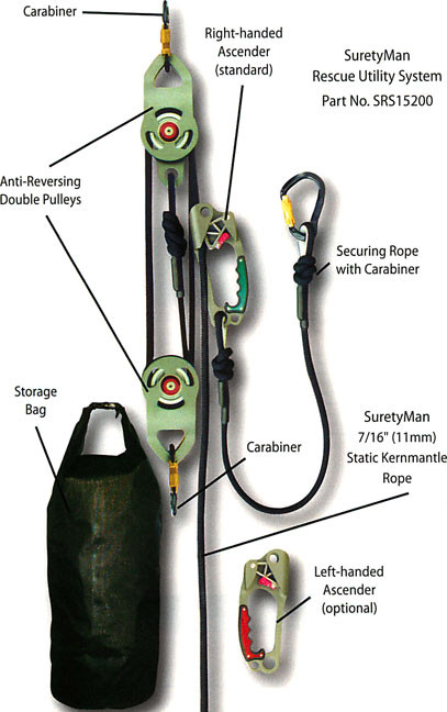 Msa Rescue Loop Ladder MSA SRS15200 Rescue Utility System (200 ft) - Industrial Safety Products
