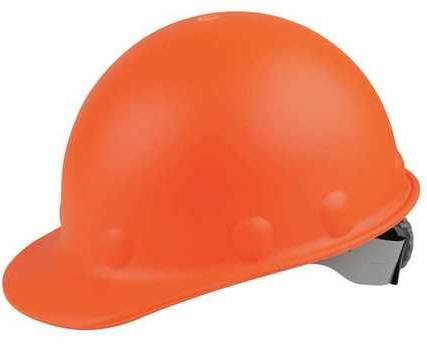 Fibre Metal Roughneck Orange Hard Hat With Ratchet Suspension