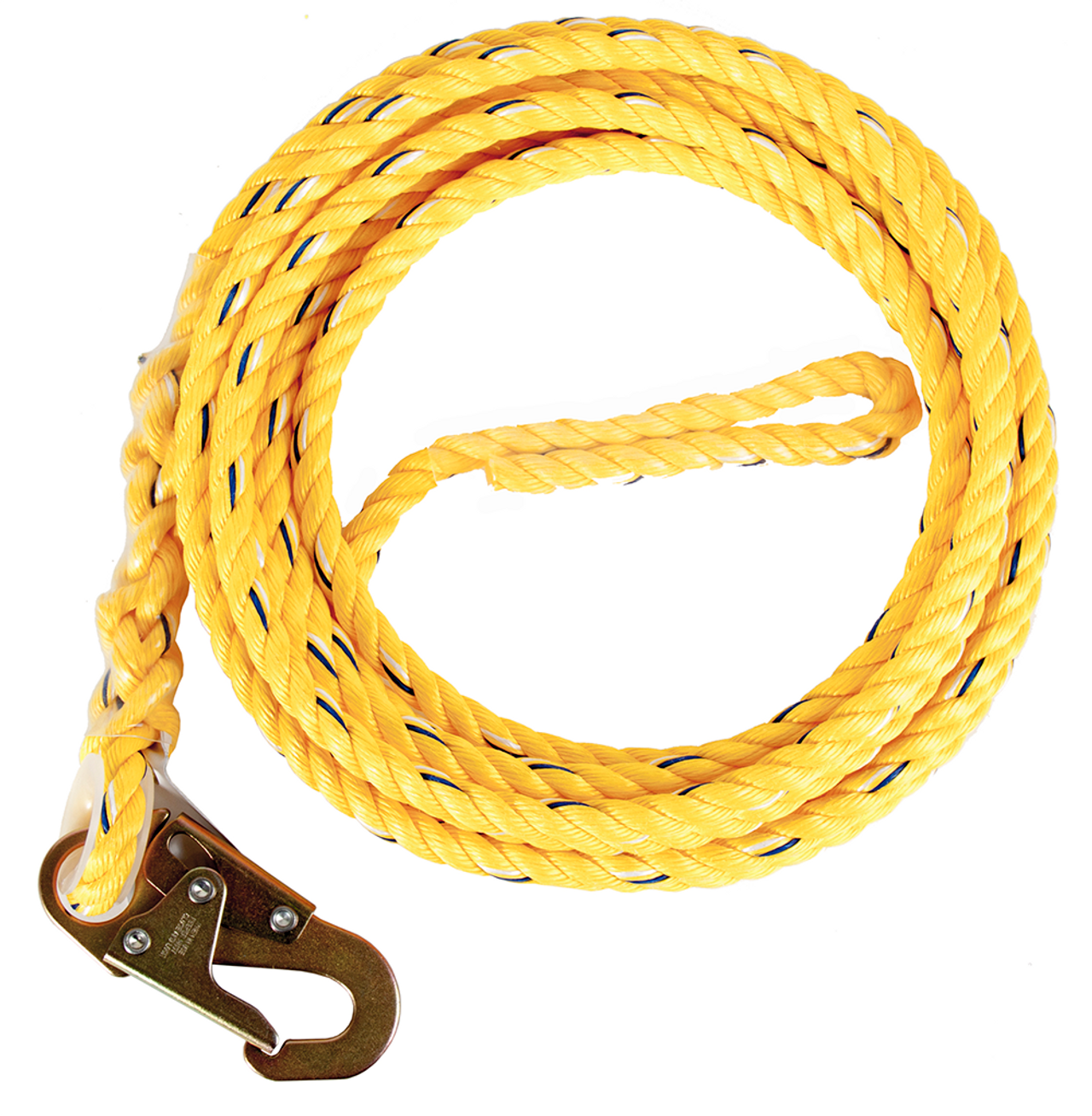 Guardian 01345 Poly steel Rope with Snap Hook End 200' Industrial