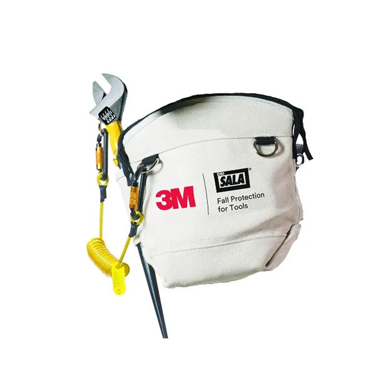 DBI Sala 2104168 Roofers Fall Protection Kit, Includes: Roof Anchor, Rope  Adjuster with Lanyard, Harness, 50' Lifeline,Counterweight & Bag