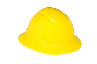 3M Yellow Full Brim Hard Hat 4 PT 