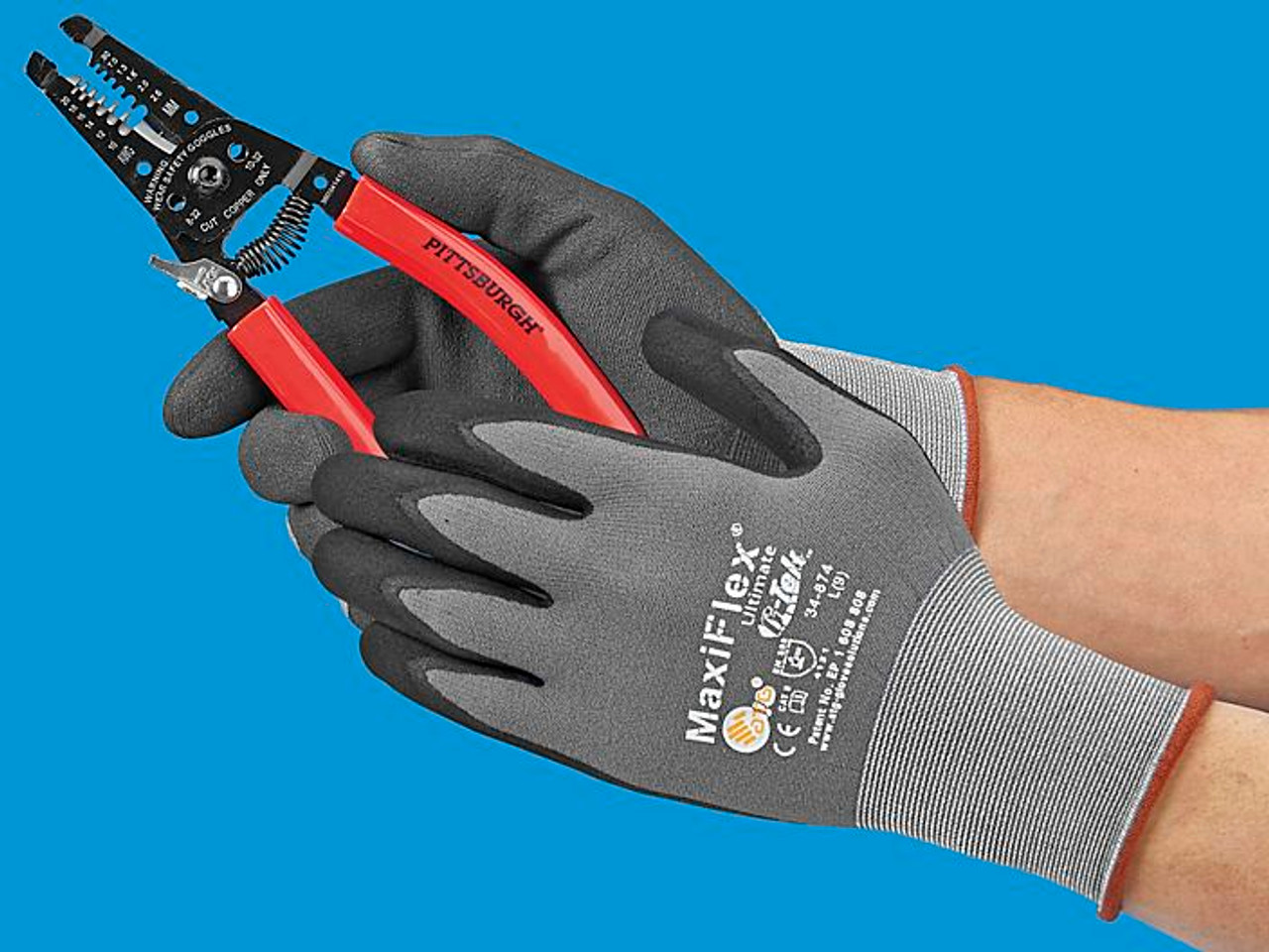 MaxiFlex 34-874 Nitrile-Coated Glove - Industrial Safety Products