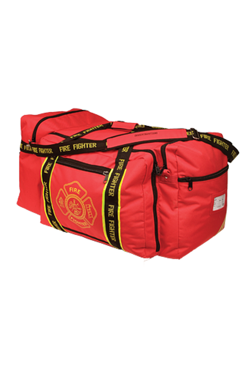 large red duffle bag