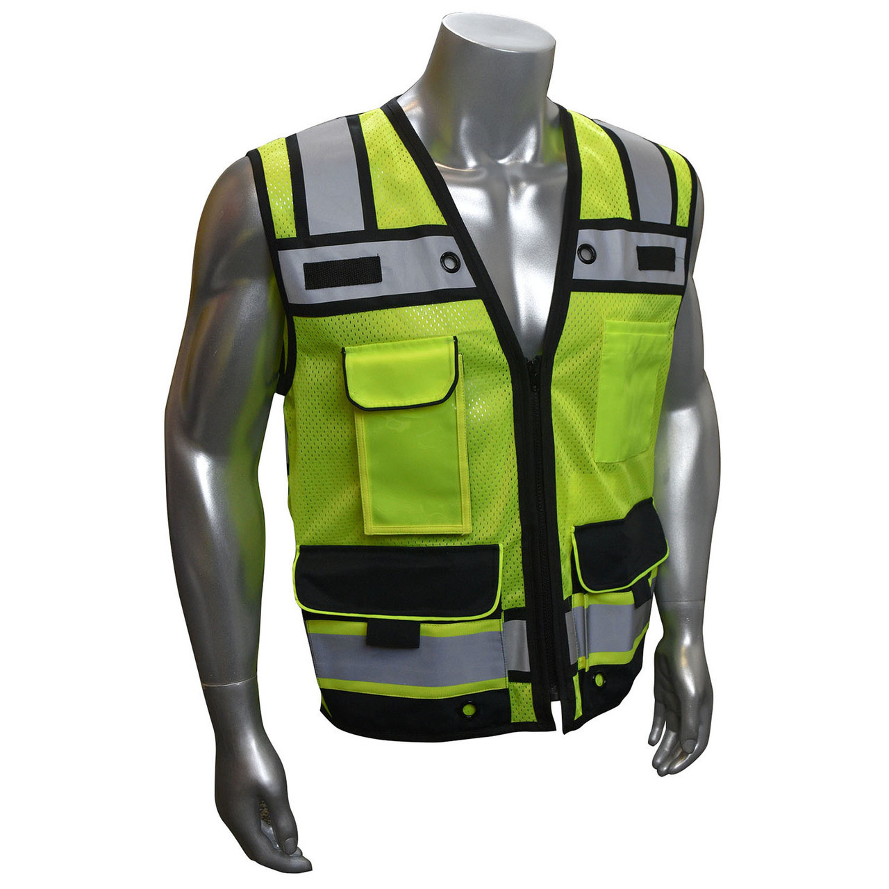 Radians RadWear Two-Tone Class Surveyor Safety Vest Lime, XL, Model# SV - 1