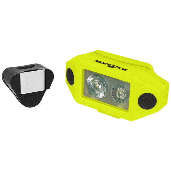 Nightstick X-Series Intrinsically Safe Headlamp w Hat Clip, Green