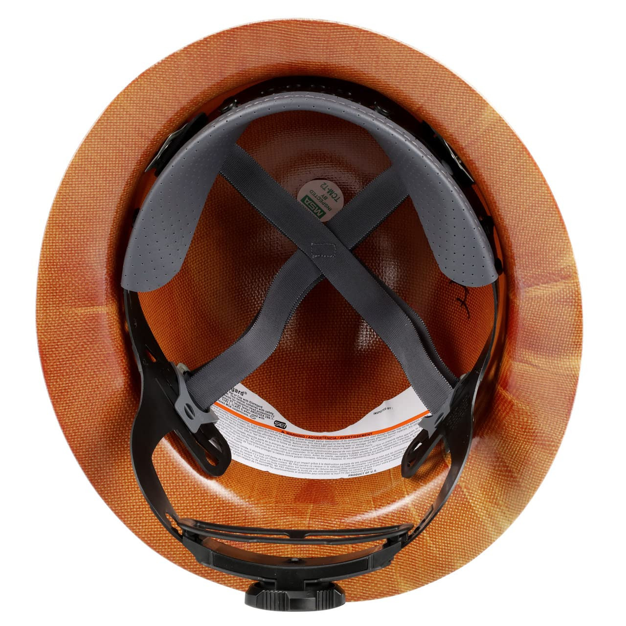 MSA 475407 Tan Skullgard Full Brim Hard Hat with Fas-Trac Suspension