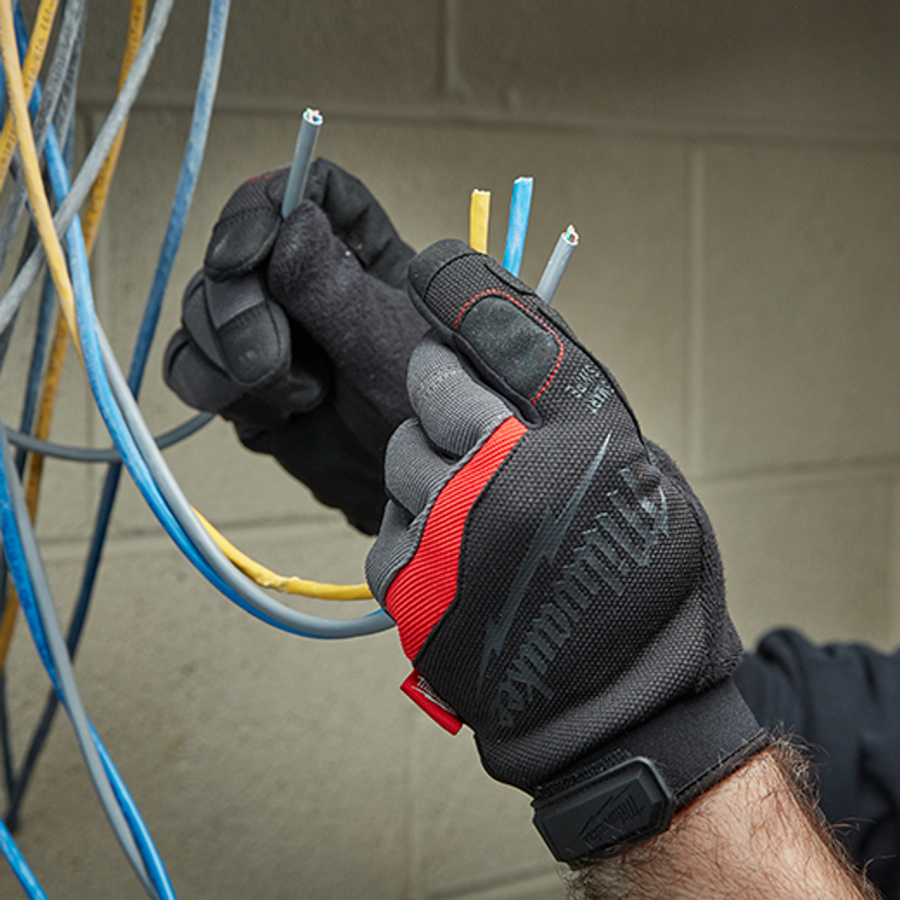 Milwaukee Small Freeflex Work Gloves (3-Pack), Black