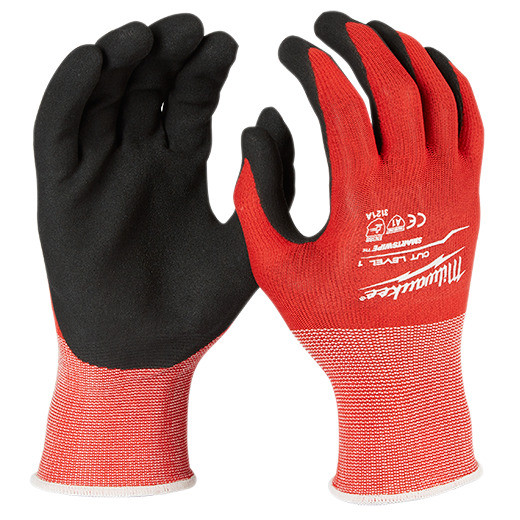 Milwaukee 48-22-89 Cut Level 1 Nitrile Dipped Gloves (Dozen 