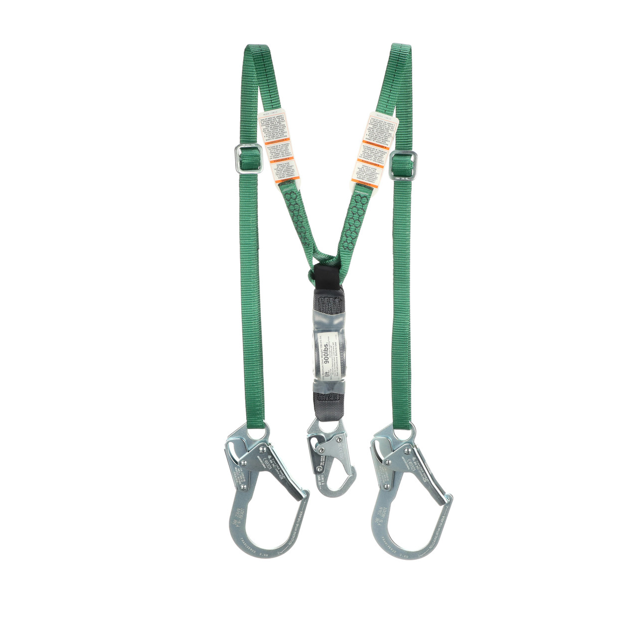 MSA 10191758 V-Series Twin-Leg Adjustable Energy Absorbing Lanyard