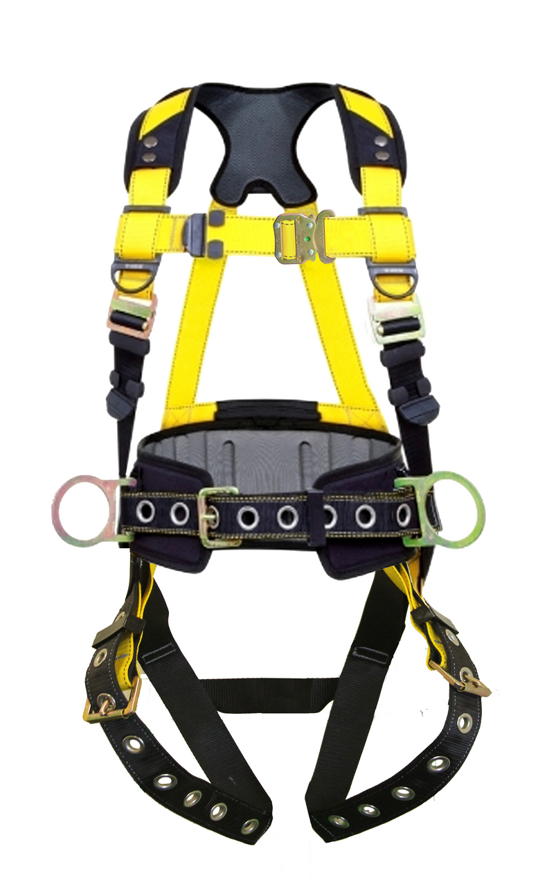 Guardian Series Full-Body Harness with Side-D-Rings Industrial Safety  Products