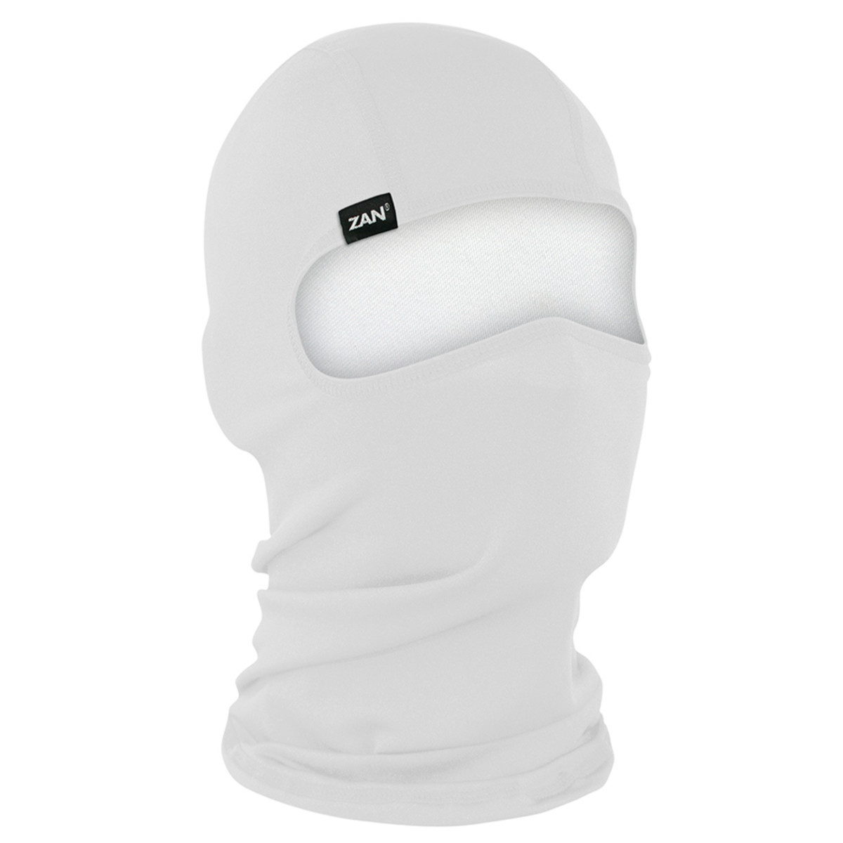 ZANheadgear WBP089 White Polyester White Balaclava Face Mask