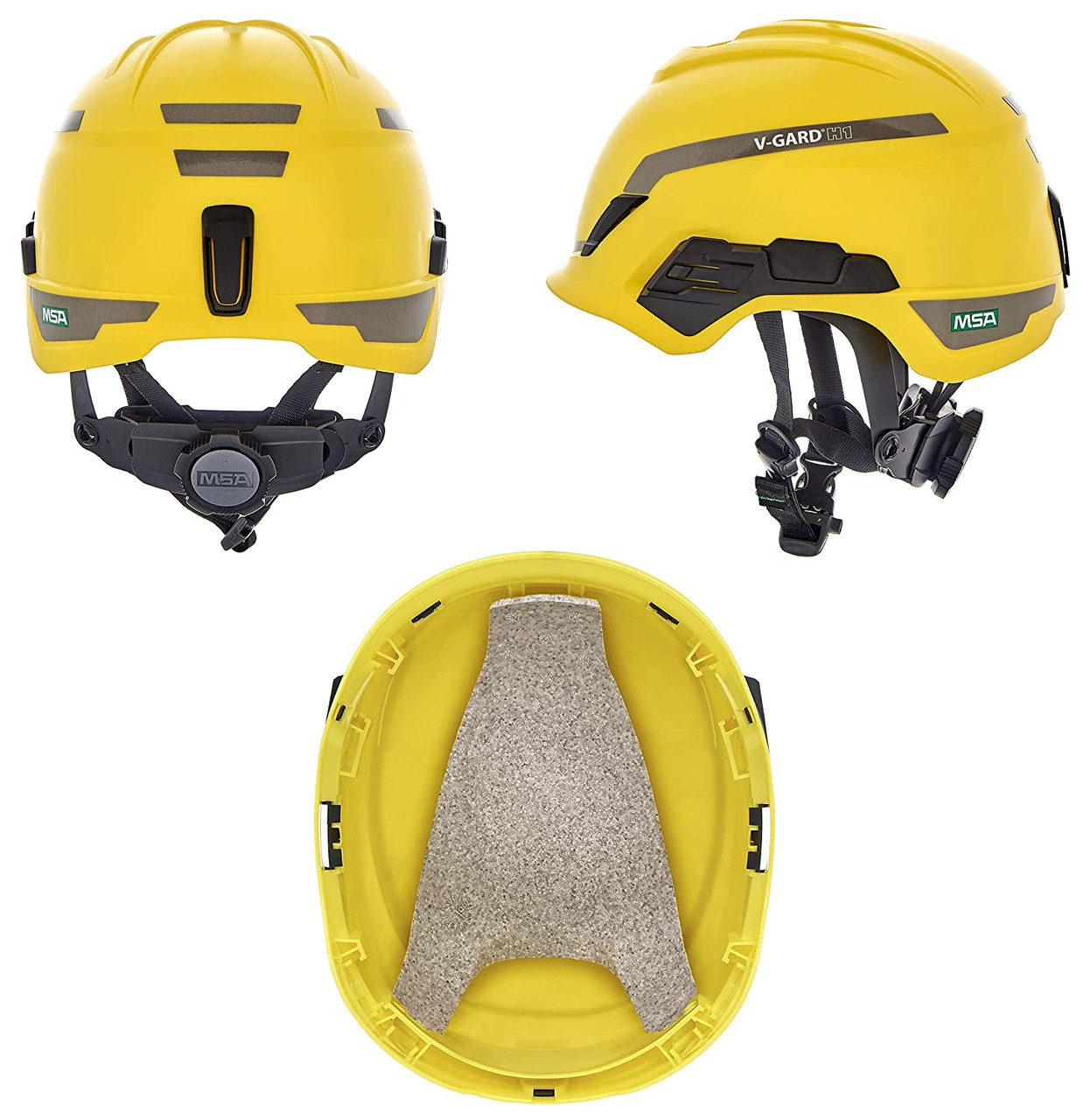 MSA V-Gard 500 ongeventileerde grijze veiligheidshelm draaiknop € 17,31