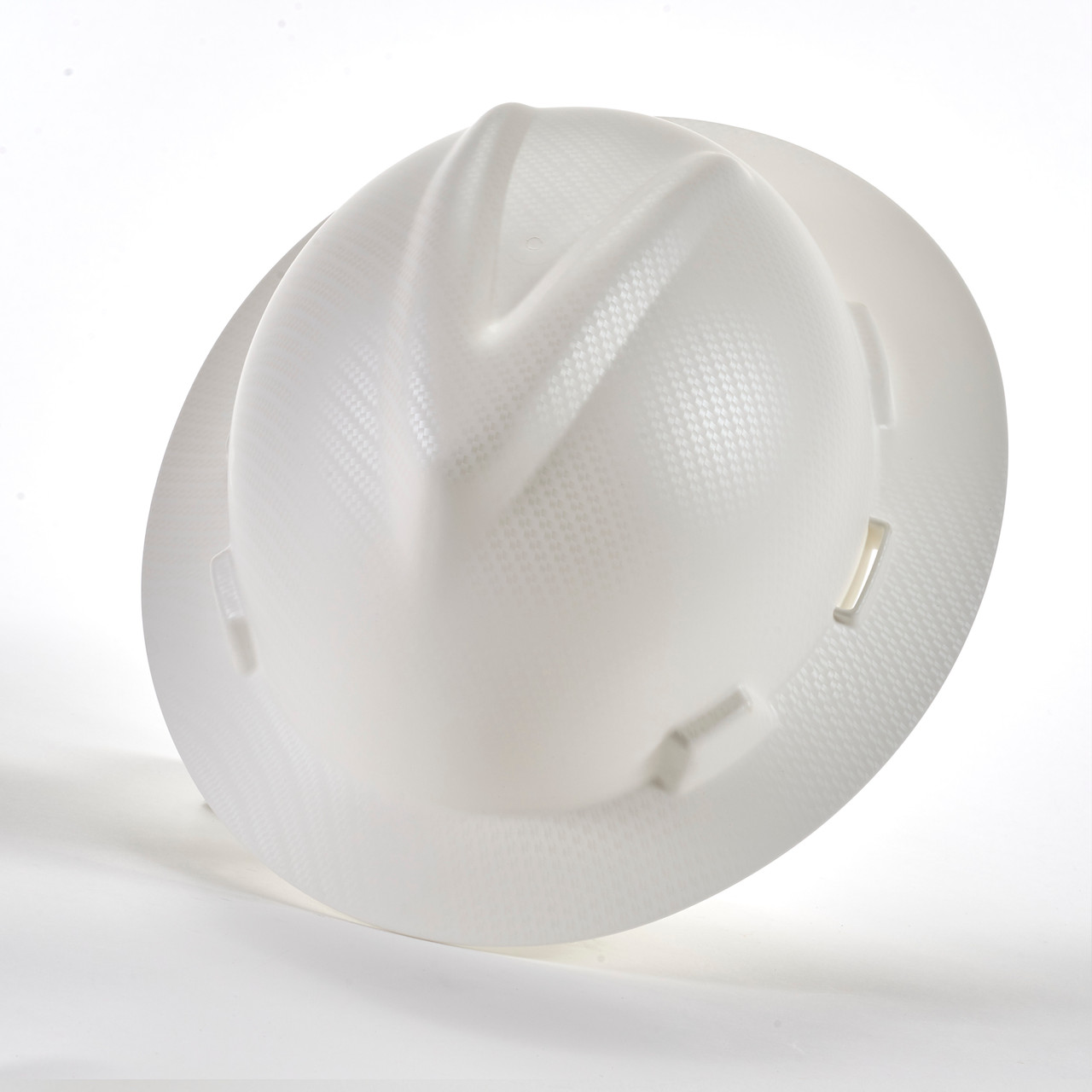 MSA 10204785 Silver Carbon Fiber V-Gard Hydro Dip Hard Hat