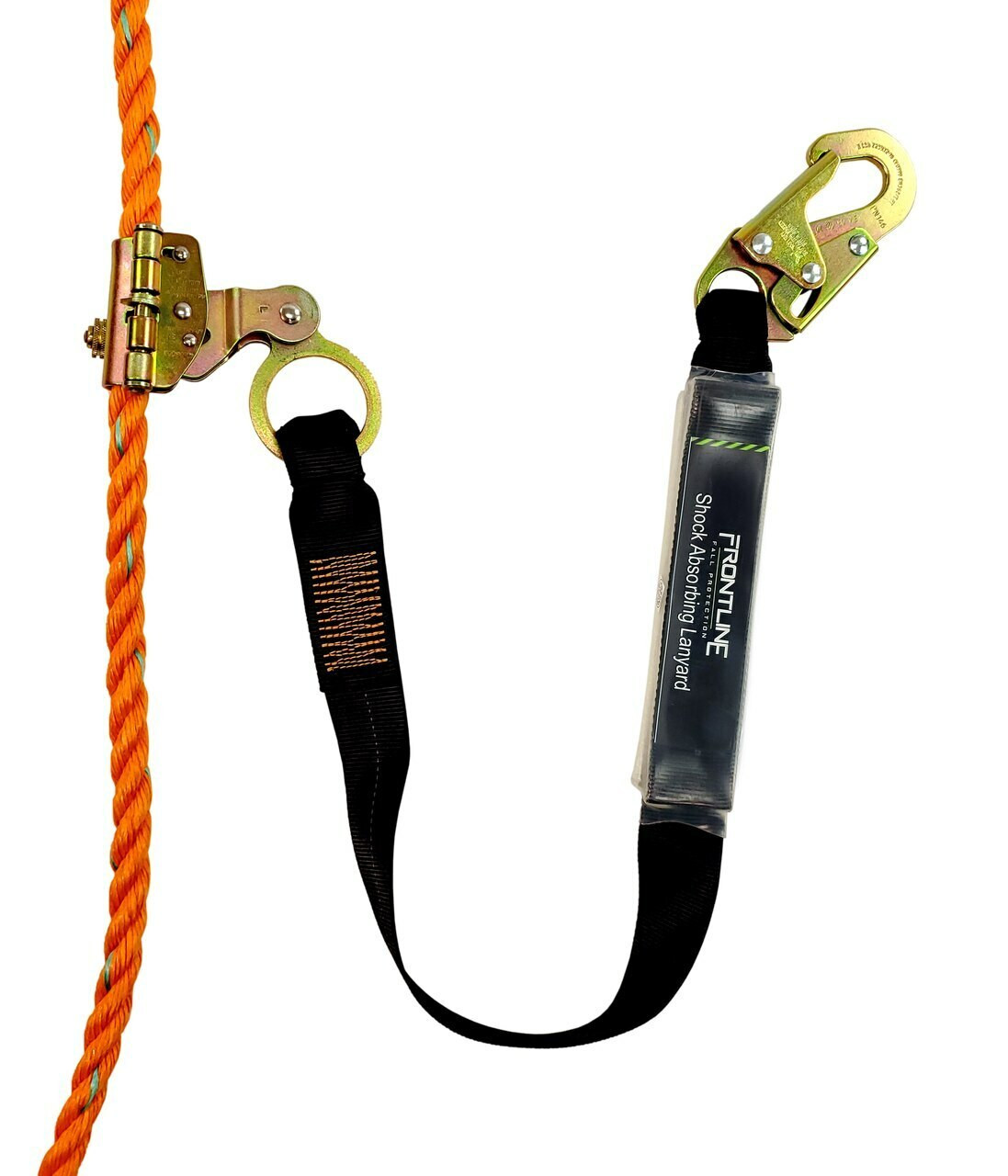 Frontline Premium Vertical Lifeline with Openable Rope Grab and