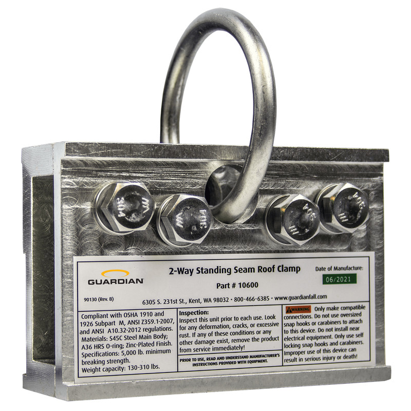 13700KF＋B760M鋼鉄伝説＋SN850 2TB＋AK400＋反り防止金具 Guardian 10600 Fall Protection Two-Way Universal Standing Seam