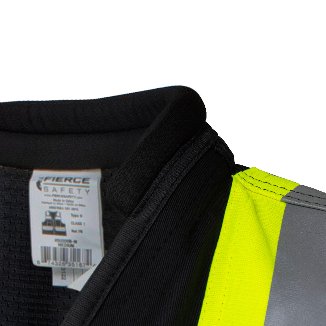REBB WADING VEST LIMITED ブラック Fierce Safety SU500B Premium Surveyors Class 1 Black Vest with