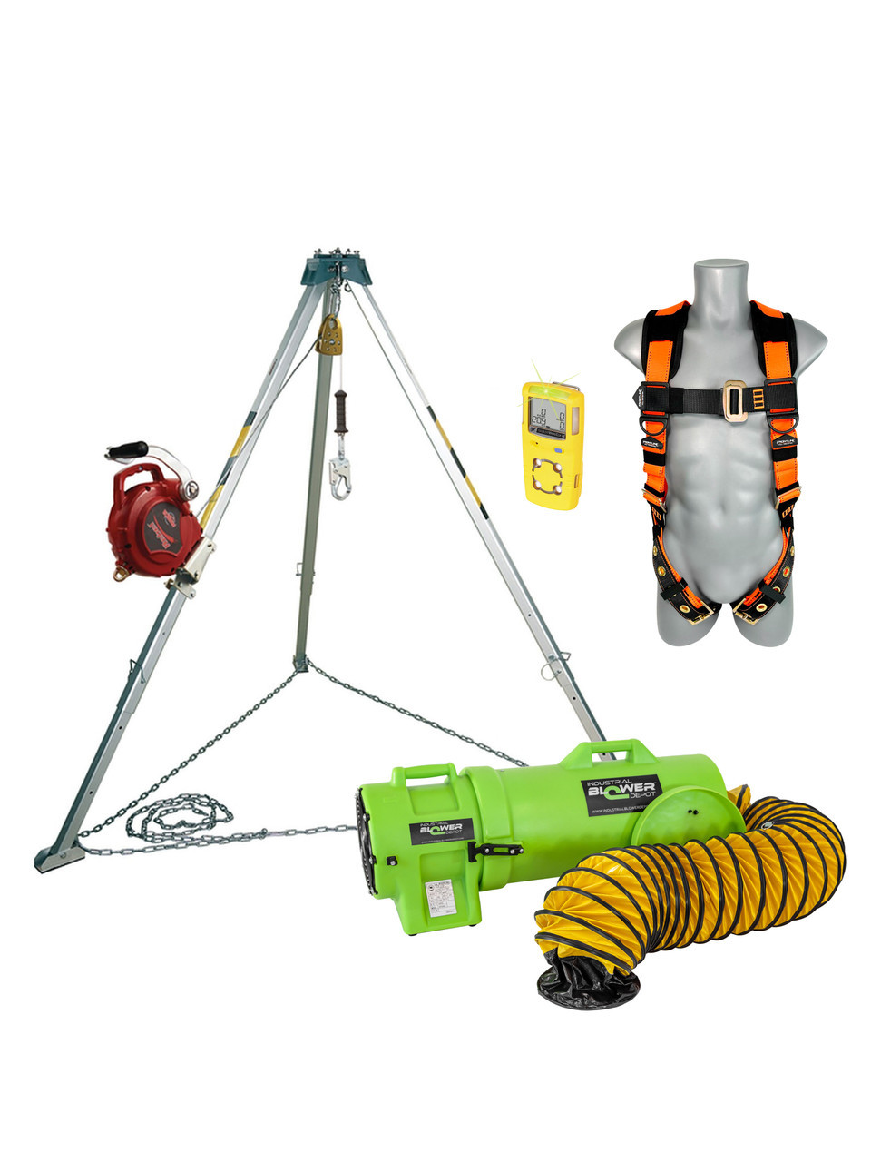 3M Protecta Premium Confined Space Kit Rescue System Complete Safety  Compliant - Industrial Safety Products
